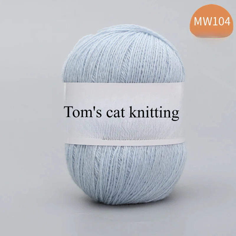 62 color 100% pure wool thread, Australian DIY14s/2 medium rough hand-knitted merino yarn