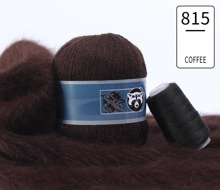 3 sets/bag, long-haired mink fleece yarn