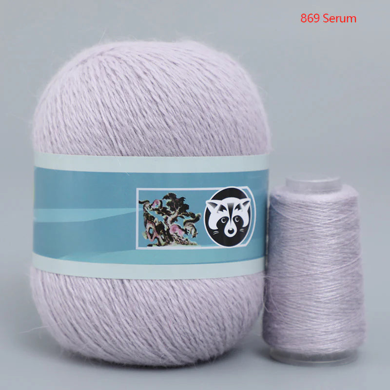 3 sets/bag, long-haired mink fleece yarn