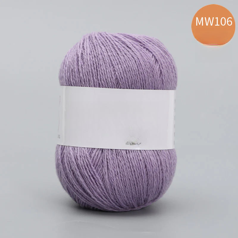 62 color 100% pure wool thread, Australian DIY14s/2 medium rough hand-knitted merino yarn