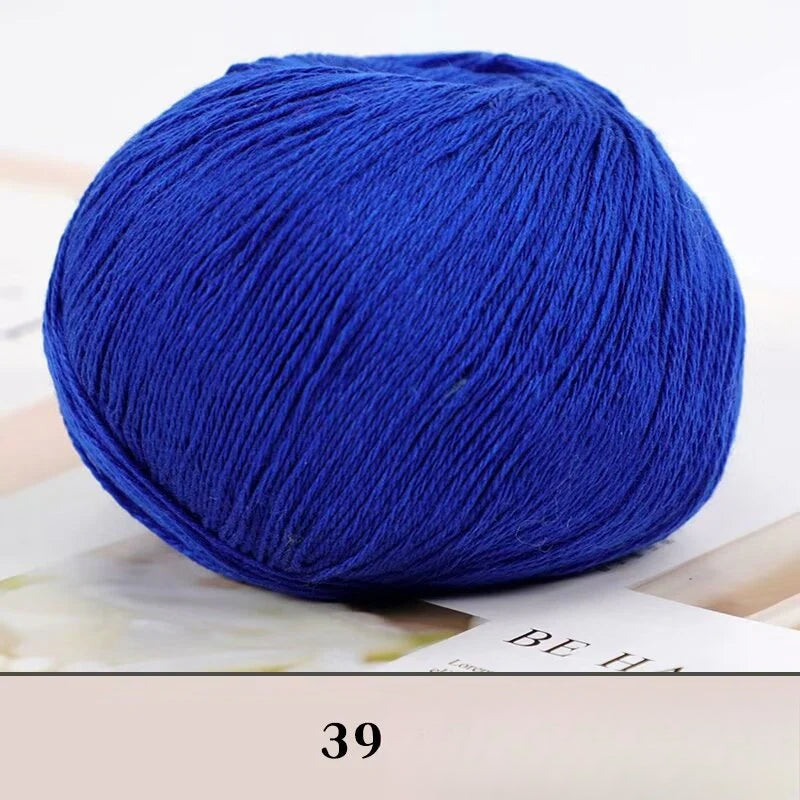 Cashmere thread, hand-woven medium and rough sweater, scarf, wool ball