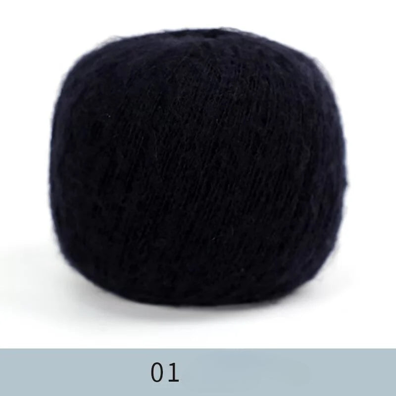 Whole wool lace wool thread fine wool cashmere hand-woven thread mohair soft fine wool thread