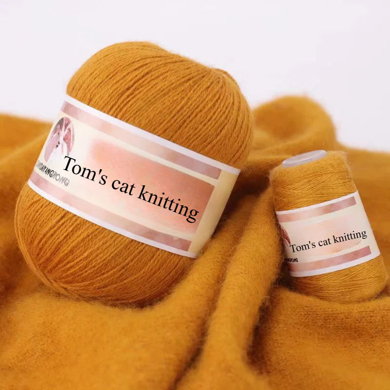 Medium and thick hand-woven 6 + 6 thread, machine-woven baby scarf thread, mink thread