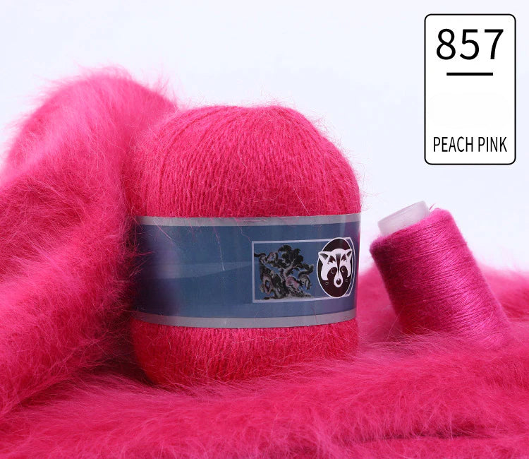 3 sets/bag, long-haired mink fleece yarn