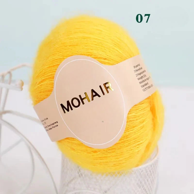 South Africa Super Young Angola Thin Thread 25g High Content Wool Thread Handmade DIY Baby Doll Thread
