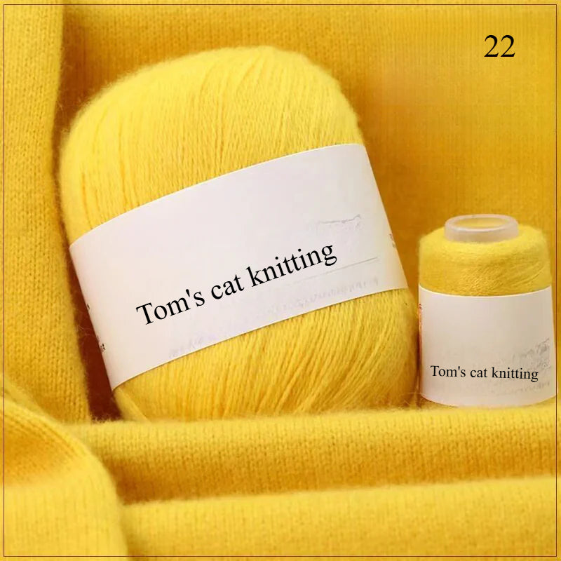 Cashmere thread hand-woven medium and thick wool ball DIY scarf hand-woven baby wool ball thread