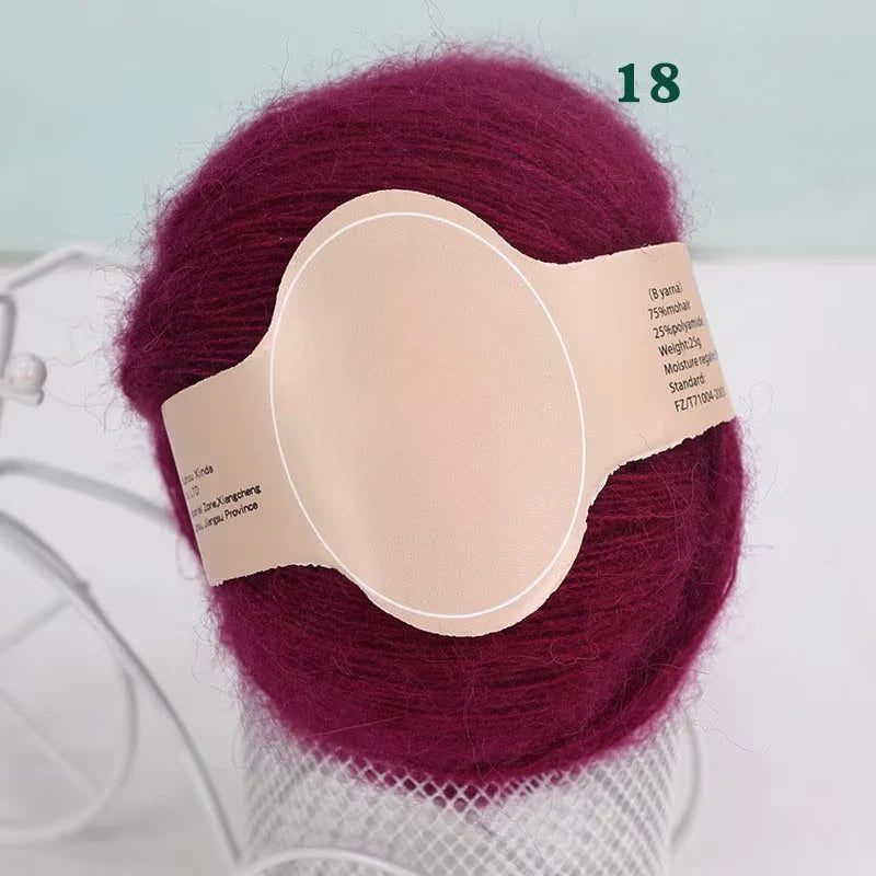 South African baby horse hair wool ball fine hand-woven DIY scarf shawl scarf sweater thread