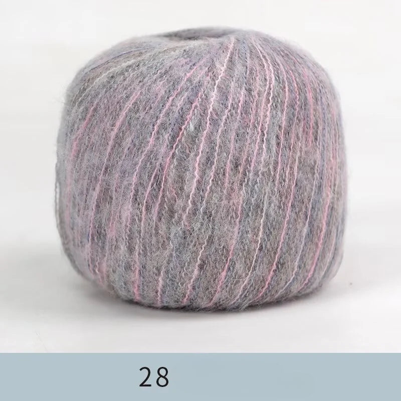 Whole wool lace wool thread fine wool cashmere hand-woven thread mohair soft fine wool thread