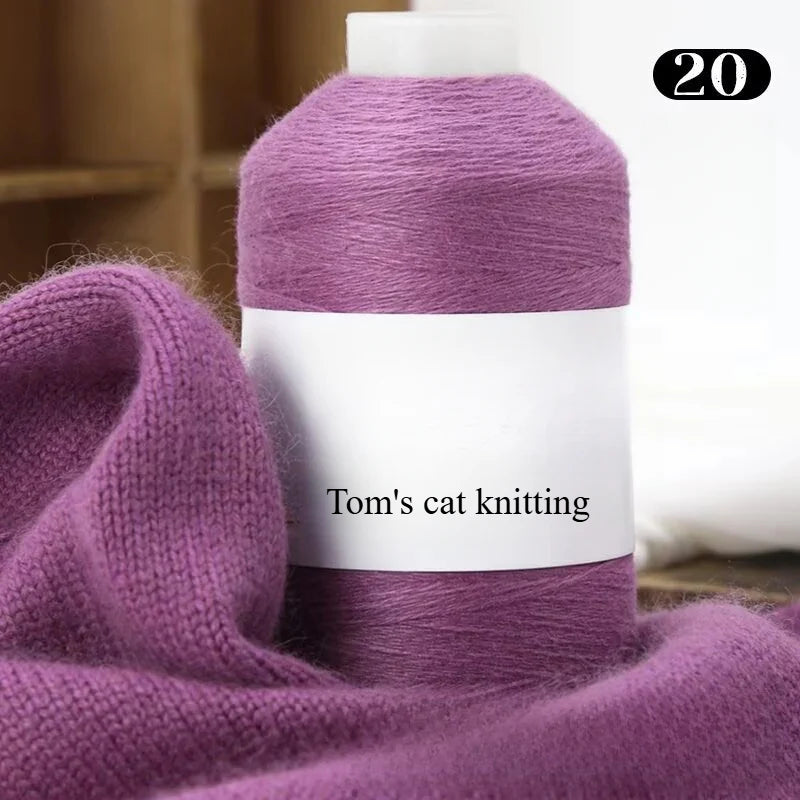 High-content cashmere 2 two axles medium and fine cashmere thread hand-knitted sweater crocheted doll