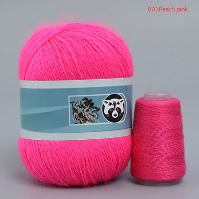 3 sets/bag, long-haired mink fleece yarn