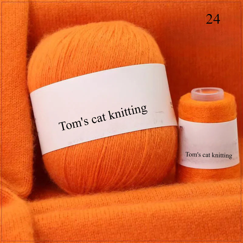 Cashmere thread hand-woven medium and thick wool ball DIY scarf hand-woven baby wool ball thread