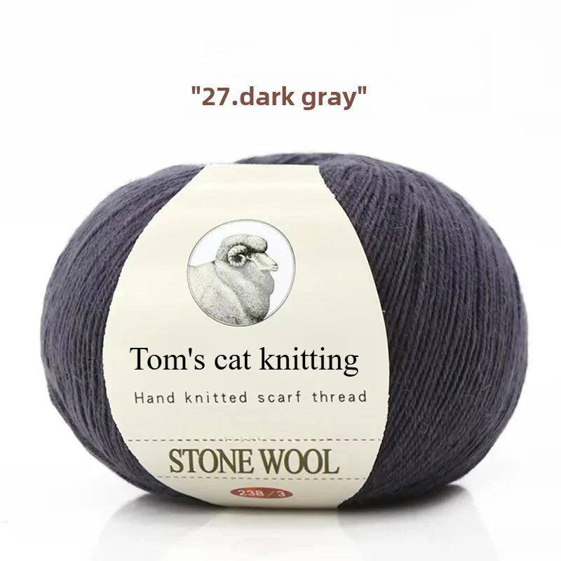 hand-woven lamb wool soft and delicate hand-woven baby sweater milk ball thread