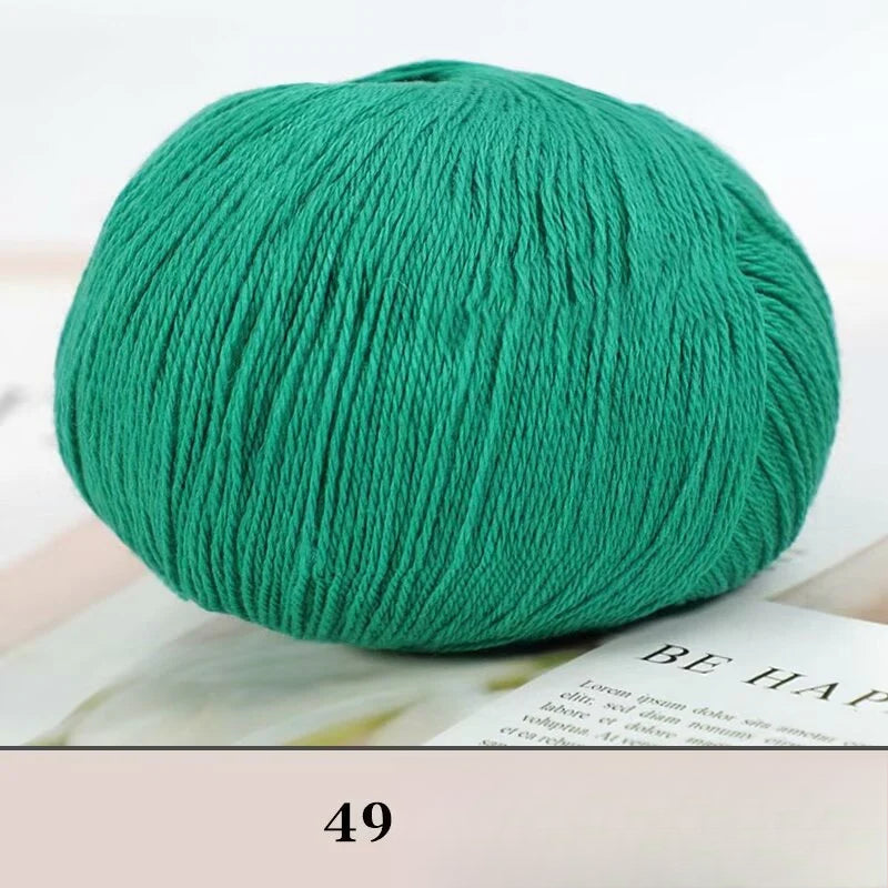 Cashmere thread, hand-woven medium and rough sweater, scarf, wool ball