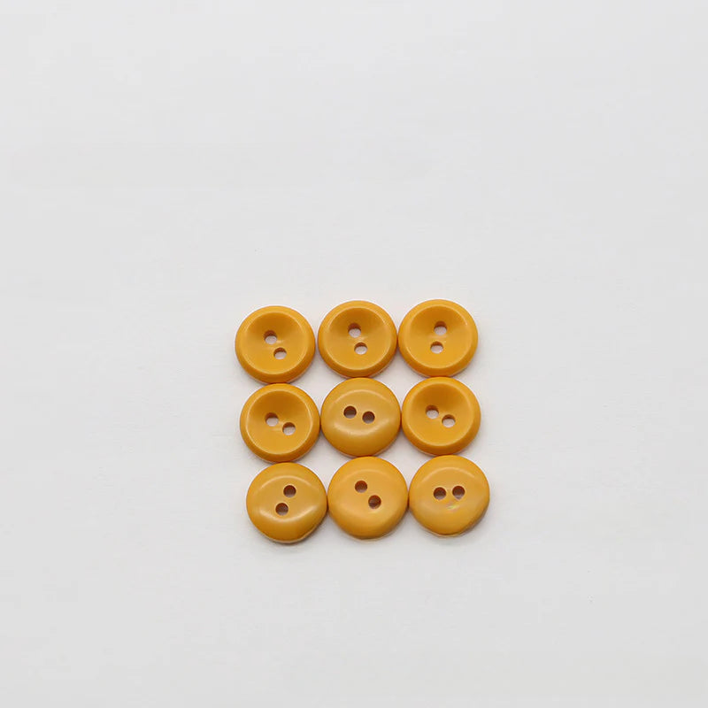 New versatile round two-eye color resin button luxury shirt mini button kindergarten sticky painting free punching