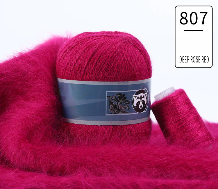 3 sets/bag, long-haired mink fleece yarn