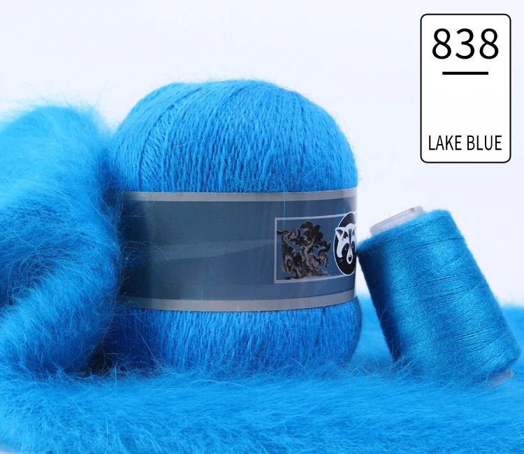 3 sets/bag, long-haired mink fleece yarn