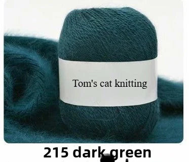 Orchid mink hand-woven thread, medium coarse Dai mink cashmere significant other wool