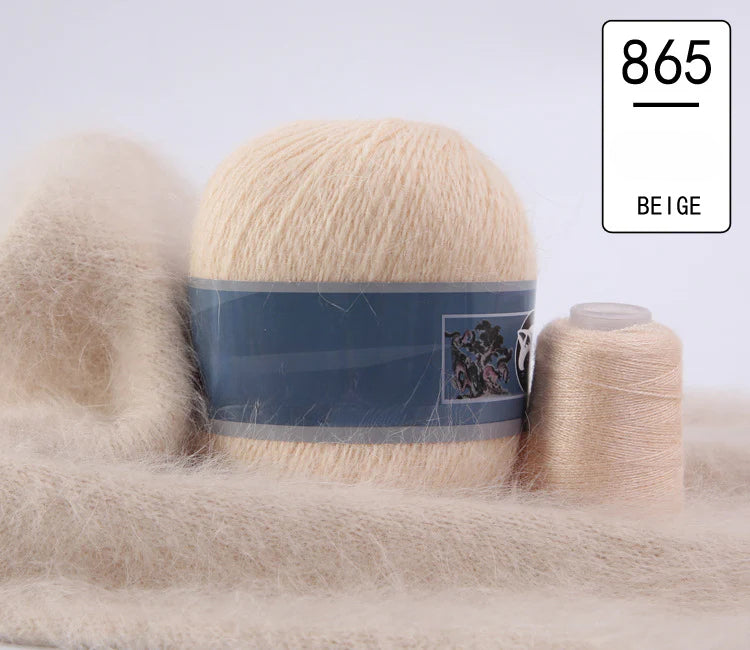 3 sets/bag, long-haired mink fleece yarn
