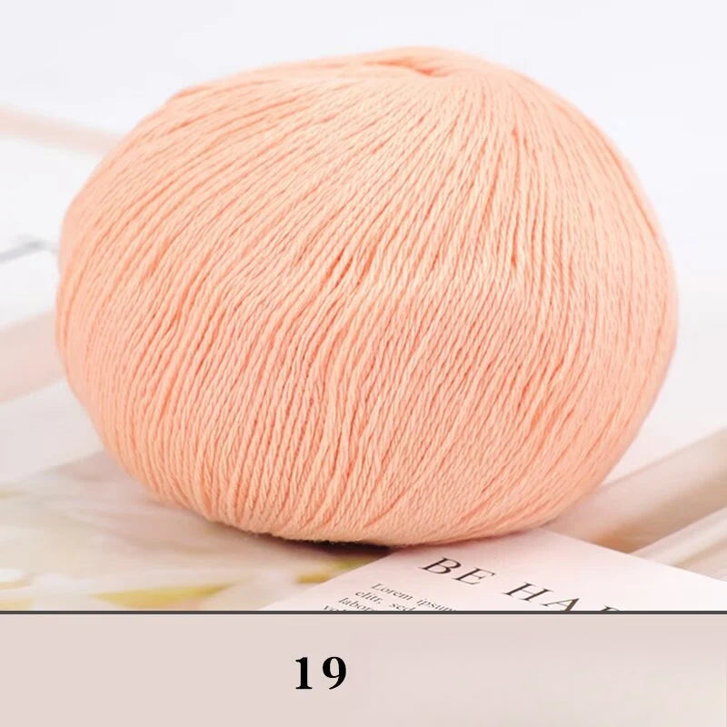 Cashmere thread, hand-woven medium and rough sweater, scarf, wool ball