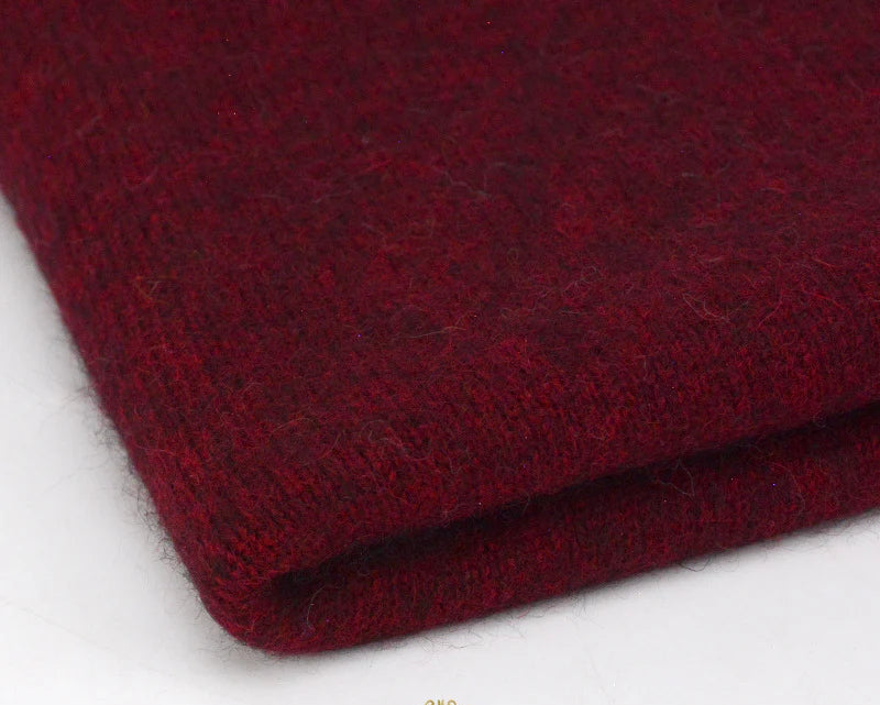Mink wool, genuine cashmere wool, hand-woven medium and coarse wool, scarf thread, hand-woven DIY material package.