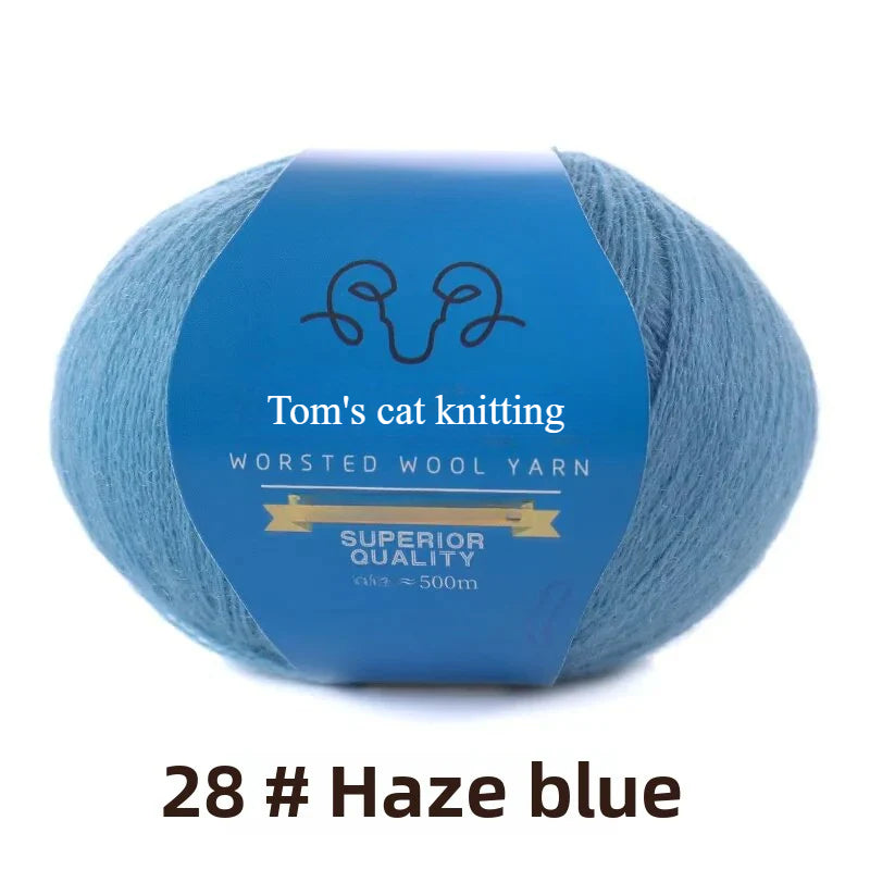 Ball thread 2 strands worsted fine wool lace thread hand-woven sweater scarf shawl thread fine wool thread