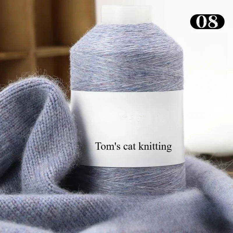 High-content cashmere 2 two axles medium and fine cashmere thread hand-knitted sweater crocheted doll