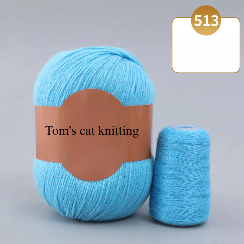 Soft gold, cashmere yarn,sales of medium and rough hand-woven yarn wool