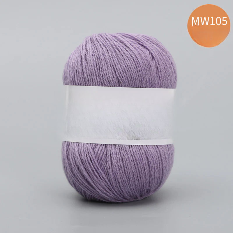 62 color 100% pure wool thread, Australian DIY14s/2 medium rough hand-knitted merino yarn