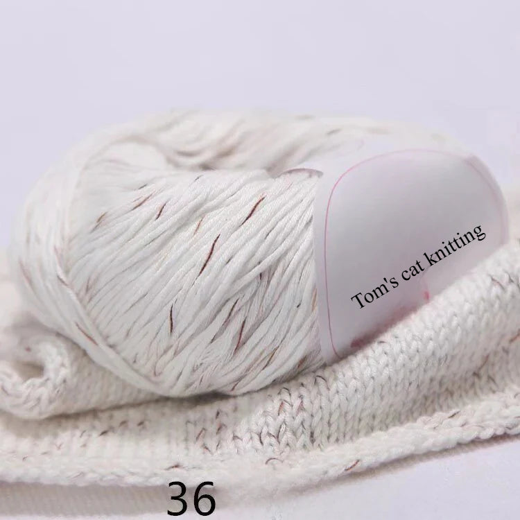 Pure cotton thread Milk cotton wool Cotton baby thread Children's baby wool Crochet thread Baby wool Skin-friendly knitting