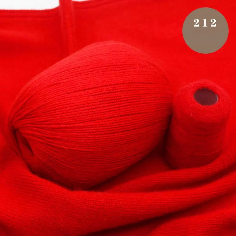 Fleece emperor 6 + 6 cashmere yarn woven hand knitted cashmere thread scarf thread hat significant other thread