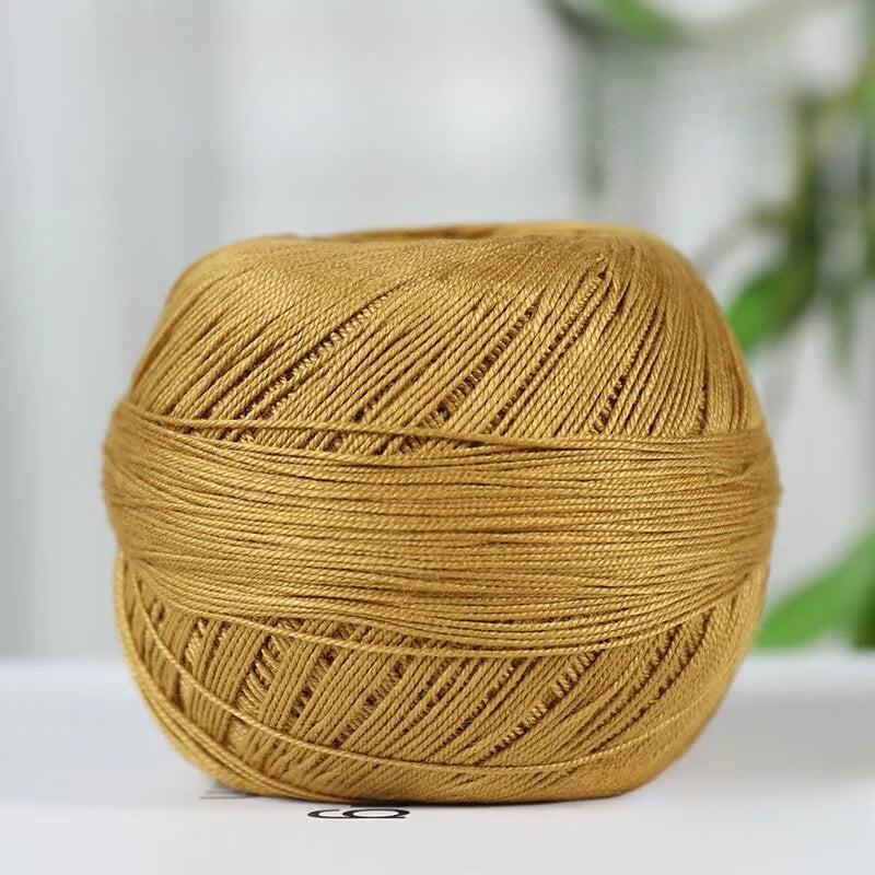 No. 7 lace cotton thread strong twist DIY hand crochet cotton thread knitted adult children's universal sweater