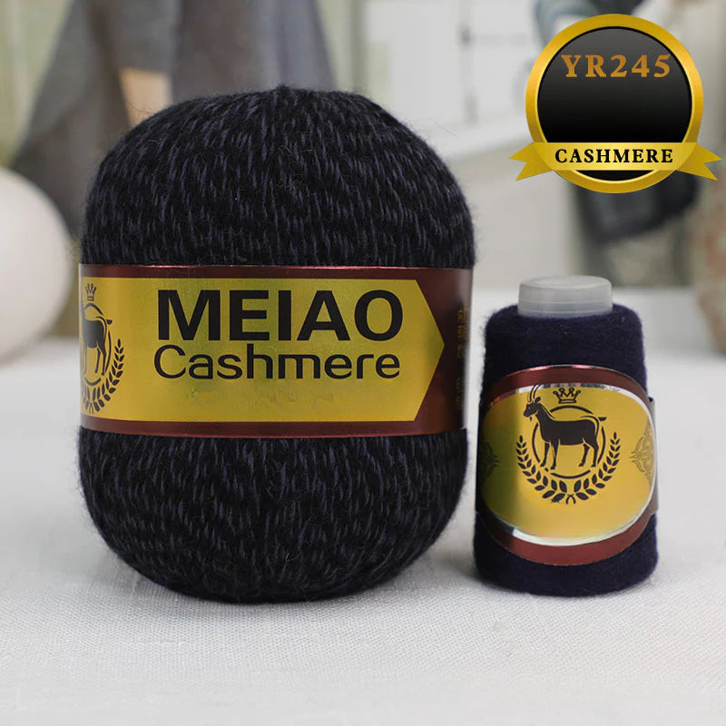 genuine high-end American and Australian platinum pure cashmere 6 + 6 boutique medium and rough hand-woven elastic sweater
