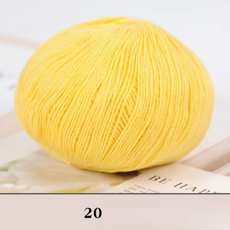 Cashmere thread, hand-woven medium and rough sweater, scarf, wool ball