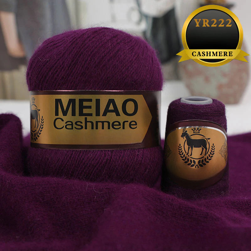 genuine high-end American and Australian platinum pure cashmere 6 + 6 boutique medium and rough hand-woven elastic sweater