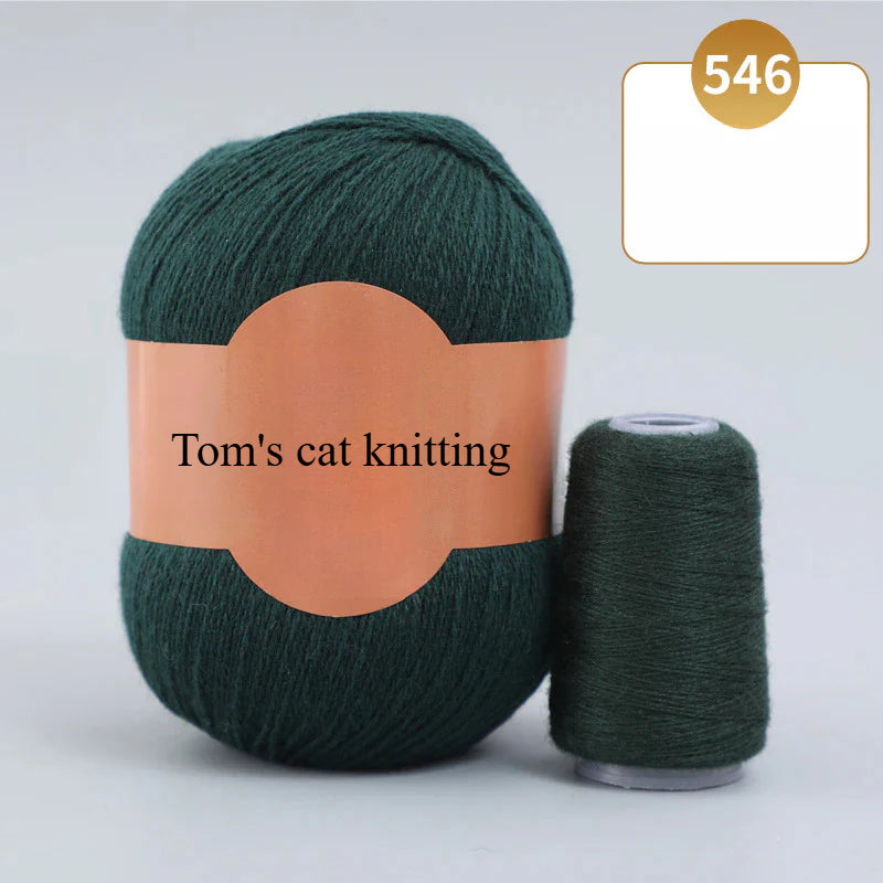 Soft gold, cashmere yarn,sales of medium and rough hand-woven yarn wool