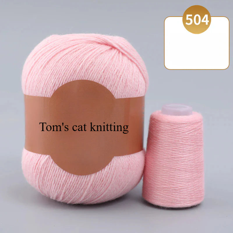 Soft gold, cashmere yarn,sales of medium and rough hand-woven yarn wool