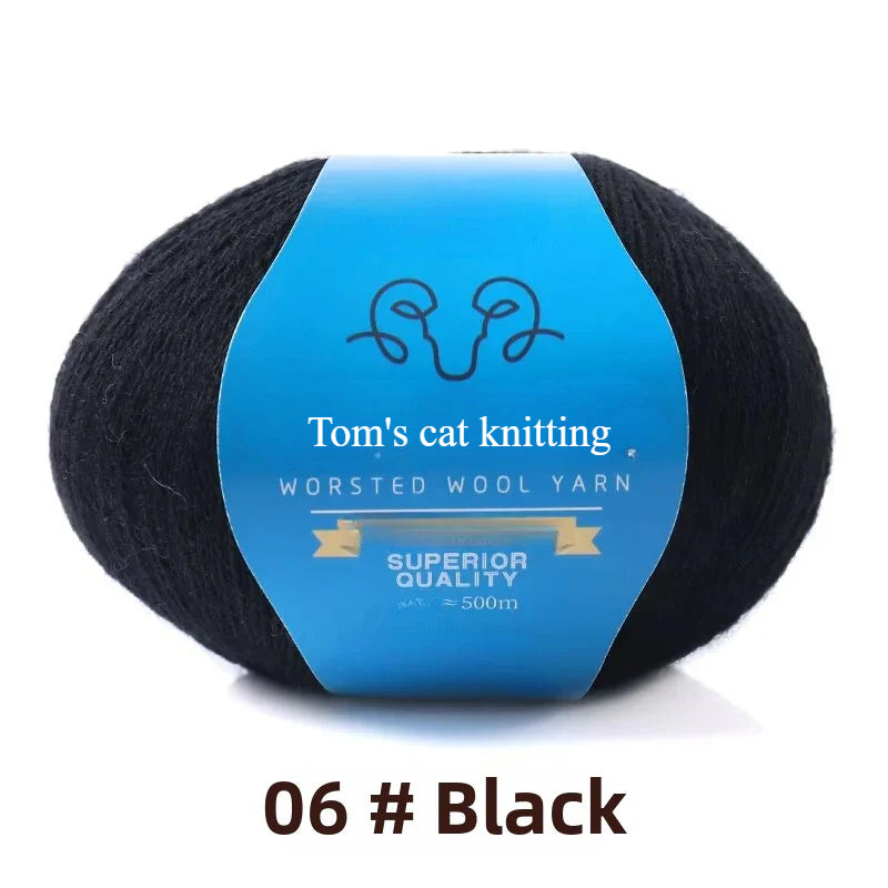 Ball thread 2 strands worsted fine wool lace thread hand-woven sweater scarf shawl thread fine wool thread