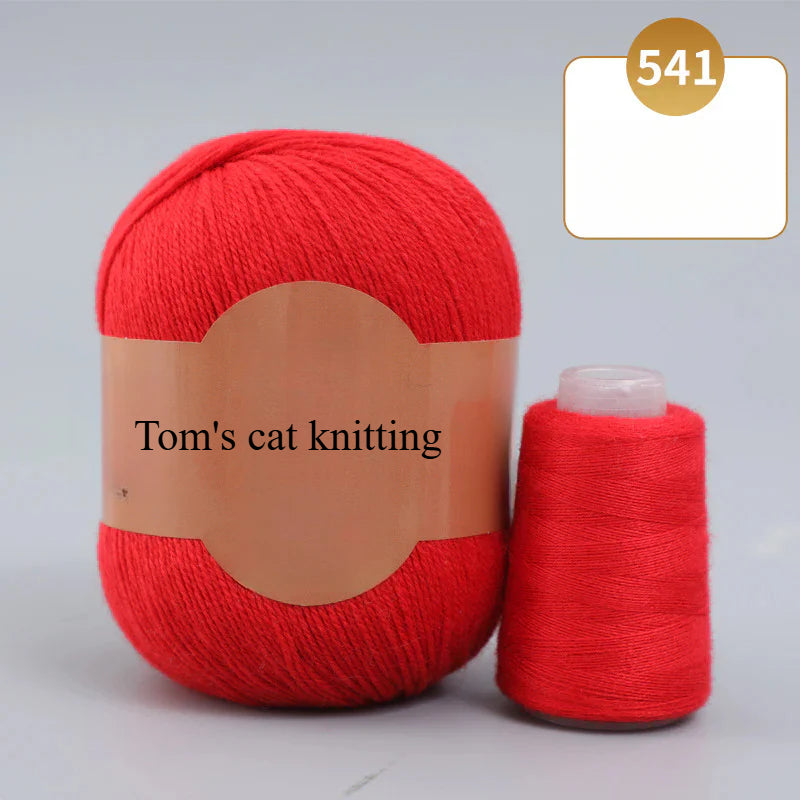 Soft gold, cashmere yarn,sales of medium and rough hand-woven yarn wool