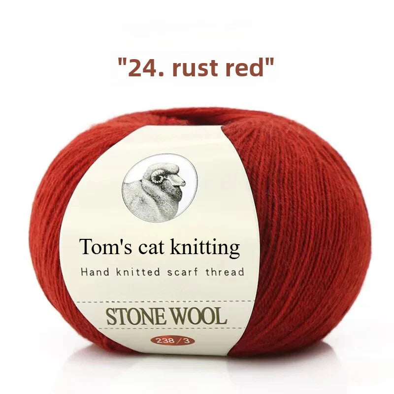 hand-woven lamb wool soft and delicate hand-woven baby sweater milk ball thread
