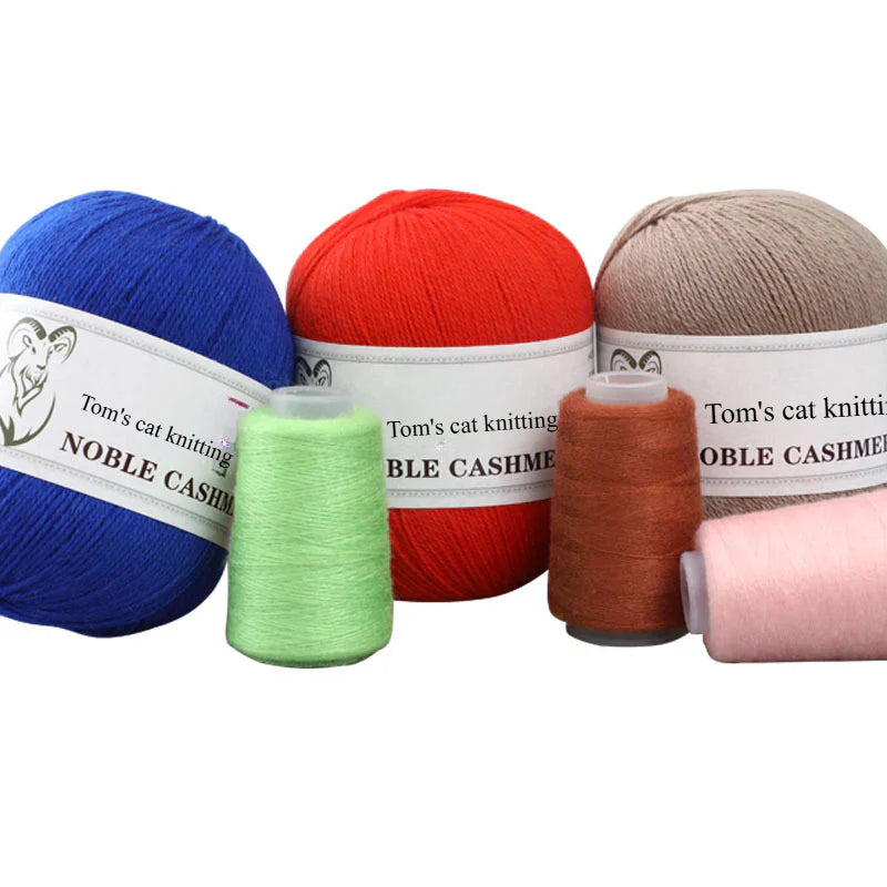 High-grade cashmere thread, medium and rough hand-knitted 16 three-strand wool, autumn and winter wool blended