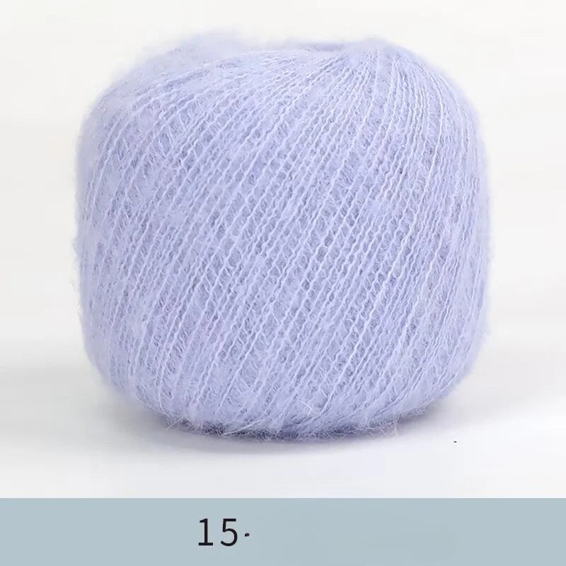 Whole wool lace wool thread fine wool cashmere hand-woven thread mohair soft fine wool thread