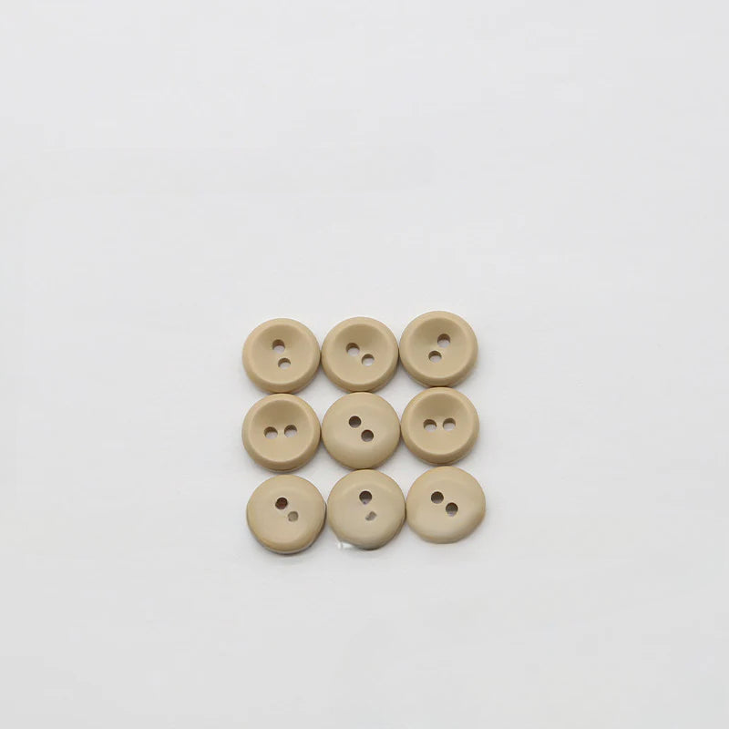 New versatile round two-eye color resin button luxury shirt mini button kindergarten sticky painting free punching