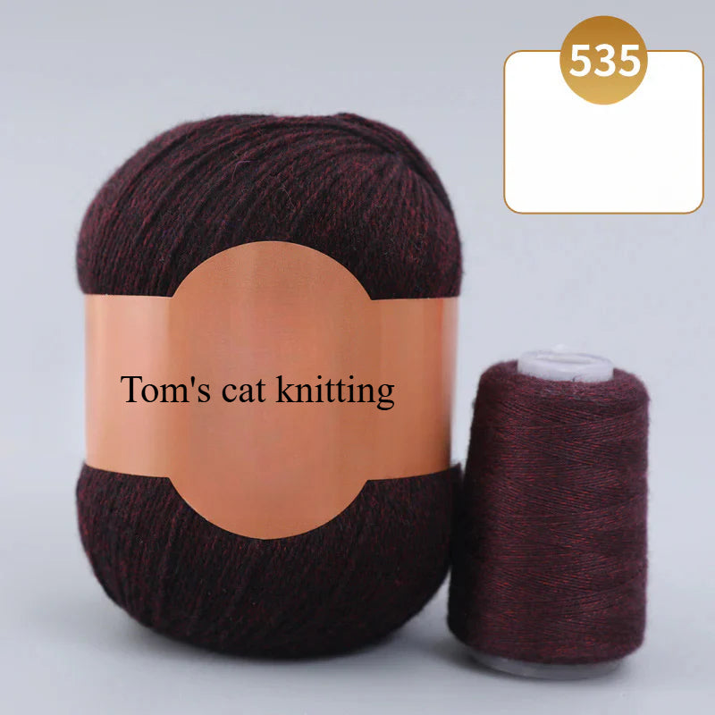 Soft gold, cashmere yarn,sales of medium and rough hand-woven yarn wool