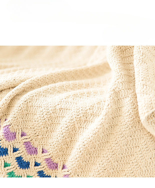 Knit handmade   Blanket      Cotton thread   Special gift knit blanket knit blanket kit knit blanket knit blanket pattern