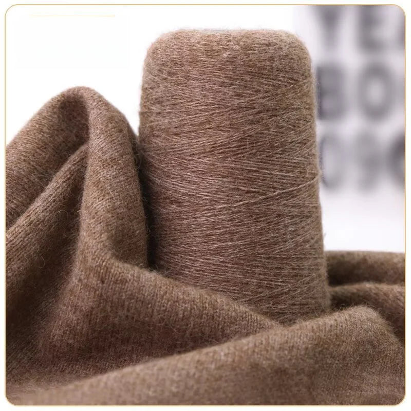 Two strands of cashmere thread, genuine cashmere thread 100 woven hand-woven scarf yarn, pure DIY wool