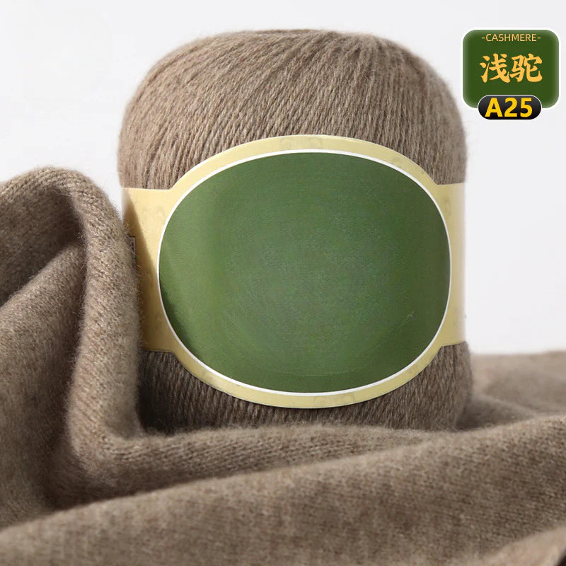 Four strands of cashmere thread hand-woven woven thread unmarked hand-woven scarf thread 100 pure cashmere thread