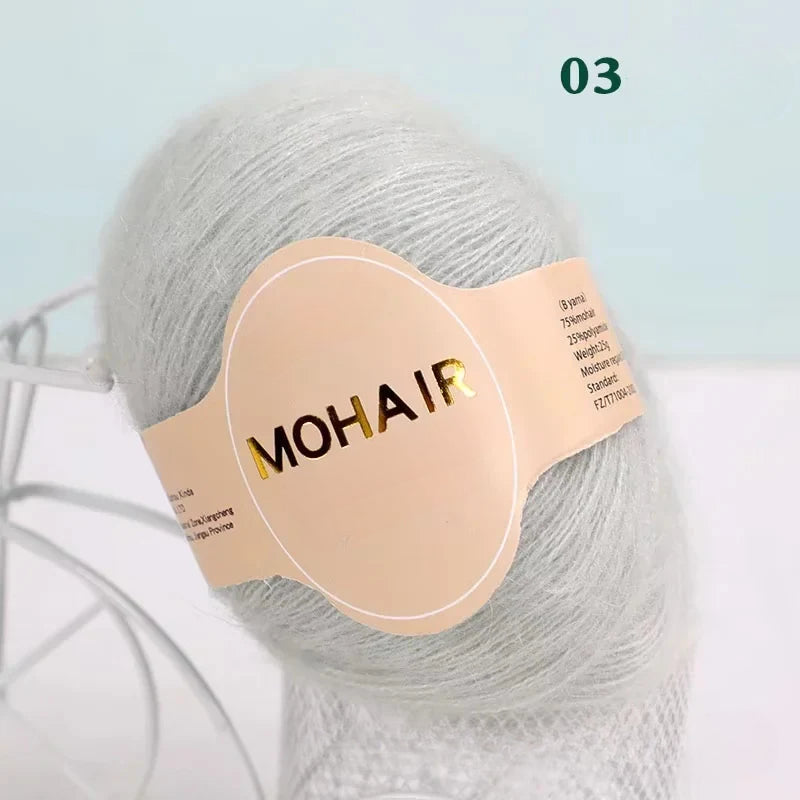 South Africa Super Young Angola Thin Thread 25g High Content Wool Thread Handmade DIY Baby Doll Thread