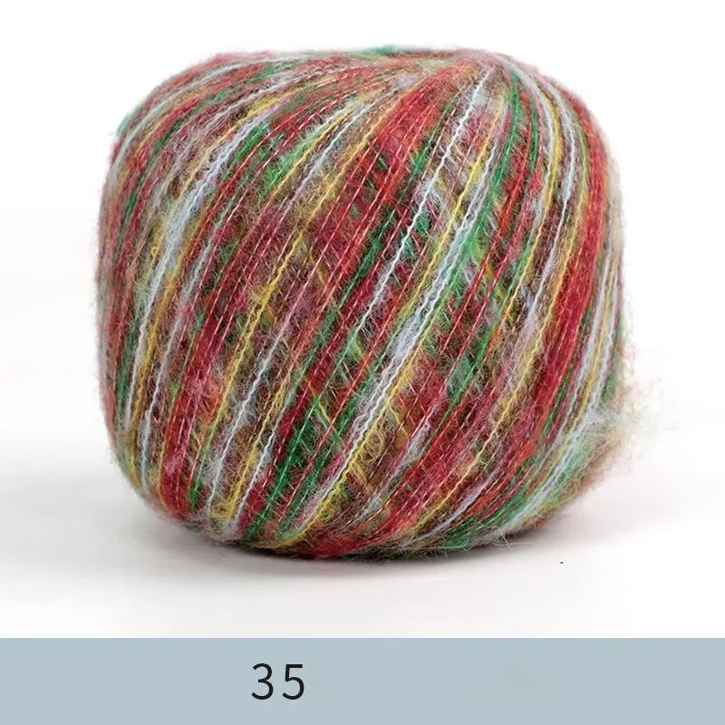 Whole wool lace wool thread fine wool cashmere hand-woven thread mohair soft fine wool thread