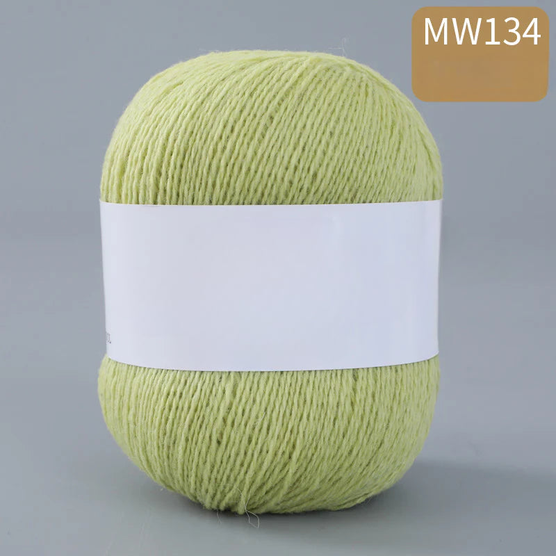 62 color 100% pure wool thread, Australian DIY14s/2 medium rough hand-knitted merino yarn