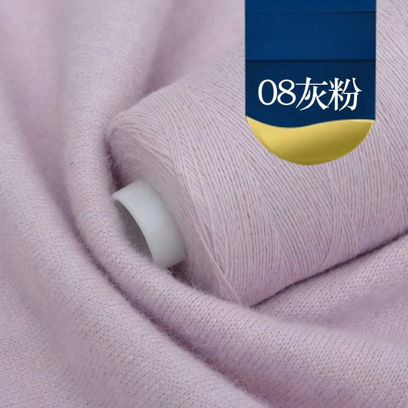 No standard woven cashmere thread 30% cashmere, beaded shiny silk hand-woven cashmere fine thread wool scarf DIY hand-woven